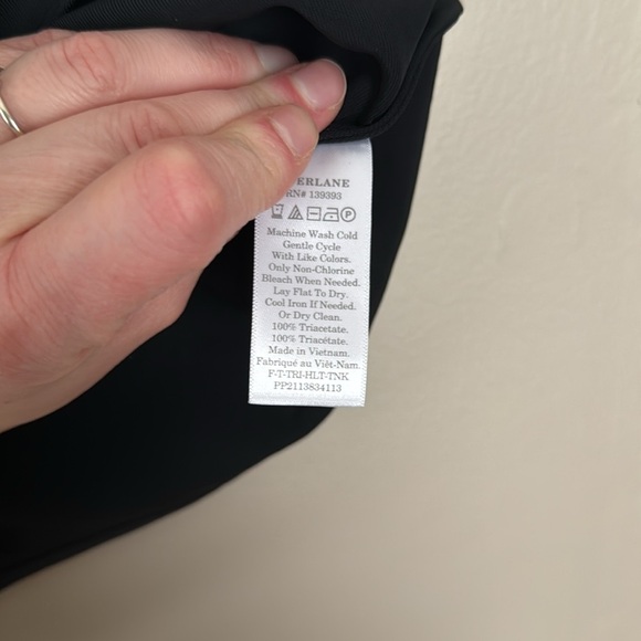 Everlane sleeveless black heavyweight top 2 NWOT - Picture 4 of 6